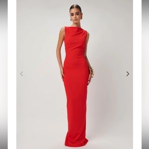Effie Kats VERONA GOWN - CHERRY RED